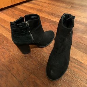 Madden Girl-Black Ankle Booties